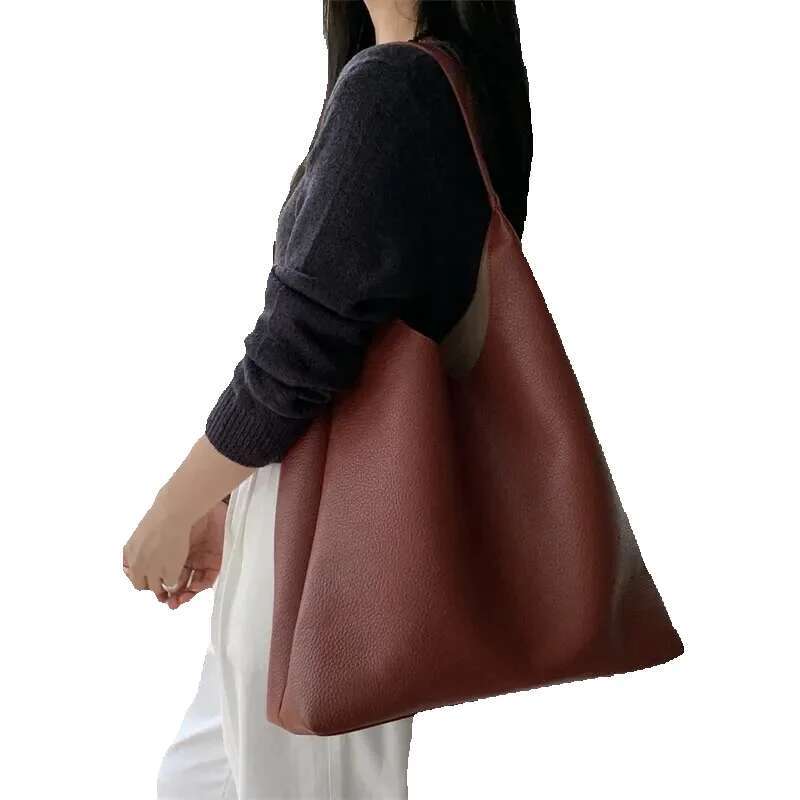 Tote Women's 2025 Fashion Popular Large Capacity Bucket Commuter Vintage Shoulder Designer Bag