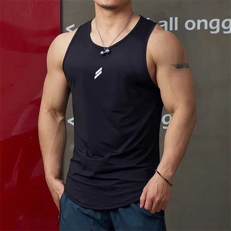 Summer New Tank Top Mens Ring Neck Mesh Eye Sports Shirt Sleeveless Tank Top Quick Drying Training Tank Top Men X250324
