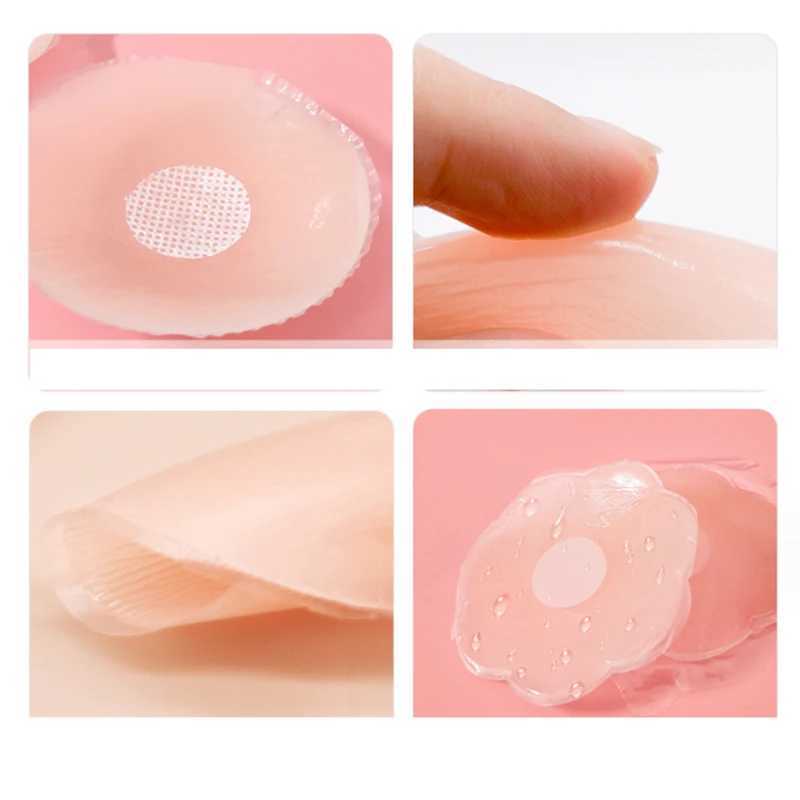 1 pair of silicone Nipple cover lifting bra sticker adhesive invisible bra breast patch female reusable breast patchXJ250324