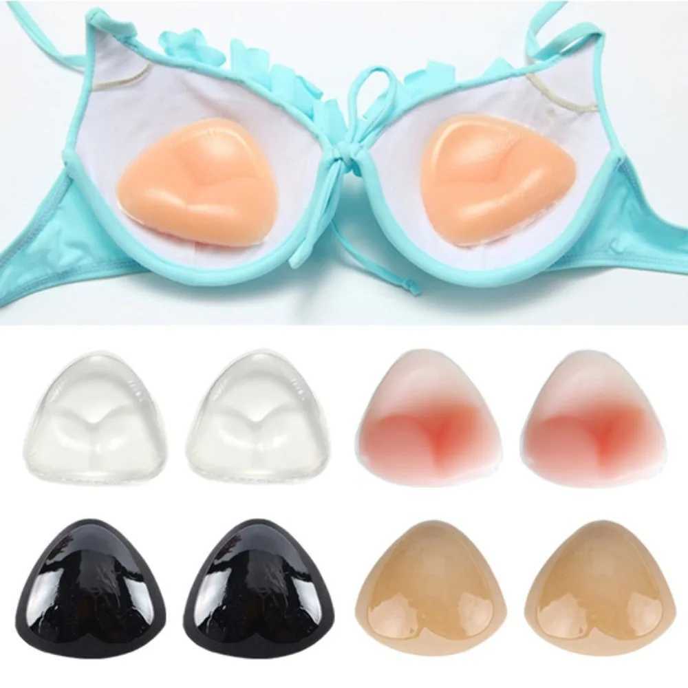Silicone bra insert breast pad adhesive push up bra womens push up bra cup thickness Nipple cover bikini swimsuit insertXJ250324
