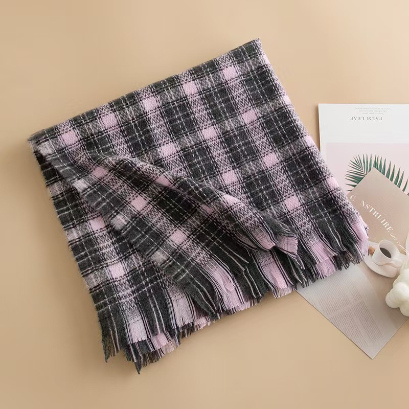T347 cashmere scarf fashion temperament scarf women's versatile neck warm cold shawl