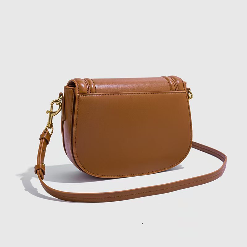 Family New Women S Wide Strap Single Shoulder Oblique Cross Underarm Saddle Bag