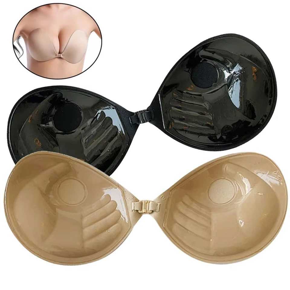 Push up front button adhesive bra bra lifting cushion cover adhesive chest tape chest sticker strapless braXJ250324
