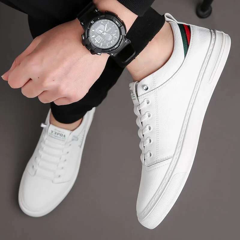 Casual 2025 New High Quality Leather for Men Fashion Comfortable Sports Shoe Outdoor Men's Tennis Shoes