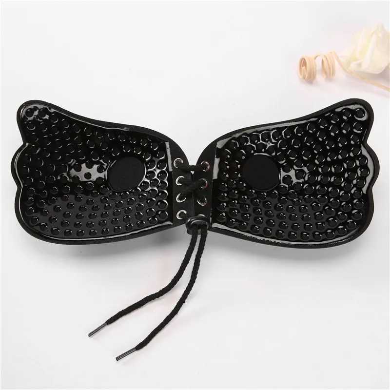 Adhesive strapless womens strapless bra push up adhesive invisible lifting braXJ250324