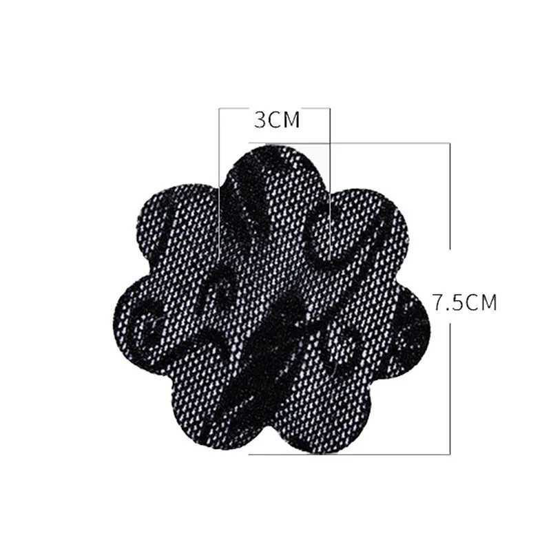 10 pieces of invisible womens sexy lace breast lifting tape covered with Nipple stickers on bras and chest stickersXJ250324