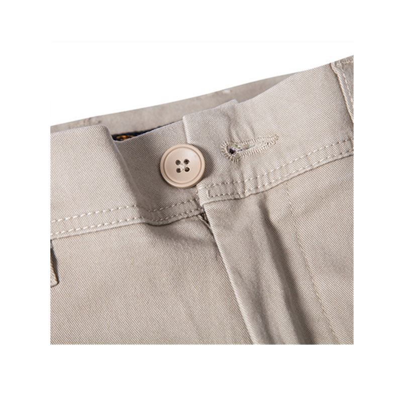 2025 Spring new simple and comfortable men's trousers Slim stretch hundred cotton straight casual trousers men's style m088