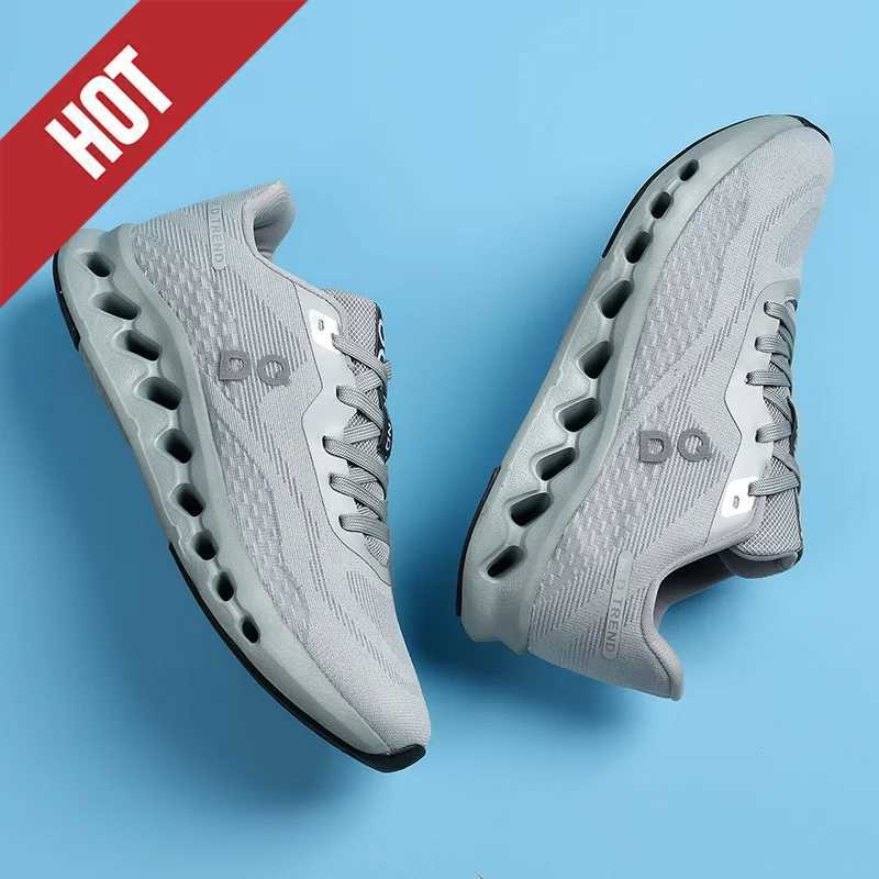 Marathon Men Sports Running Shoes Air Cushion Breathable Lightweight Male Comfortable Athletic Nonskid Casual Sneakers HikingC250410
