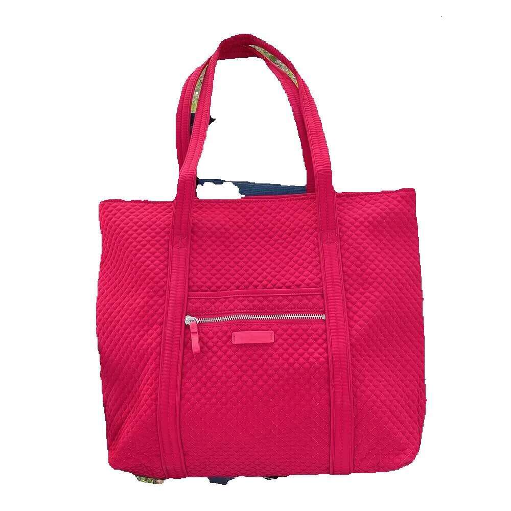 VB American Women Shoulder Large Capacity Totes Solid Handbag Light Cotton Ladies Crossbody Bag