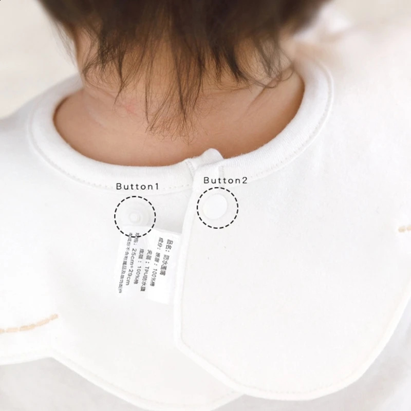 3 waterproof baby bibs with embroidered cotton born bibs cute patterns born bibs portable bibs suitable for boys and girls 250324