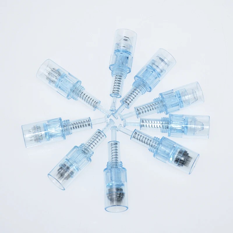 50pcs drpen X5 machine Cartridges ultima microneedling Parts screw needles 9/12/24/36/42pins nano 3D 5D Derma Pen MTS Replacement Tips