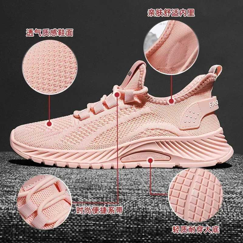 Womens running shoes spring and summer sports shoes plus size womens shoes soft soled fatigue casual shoesXJ250324
