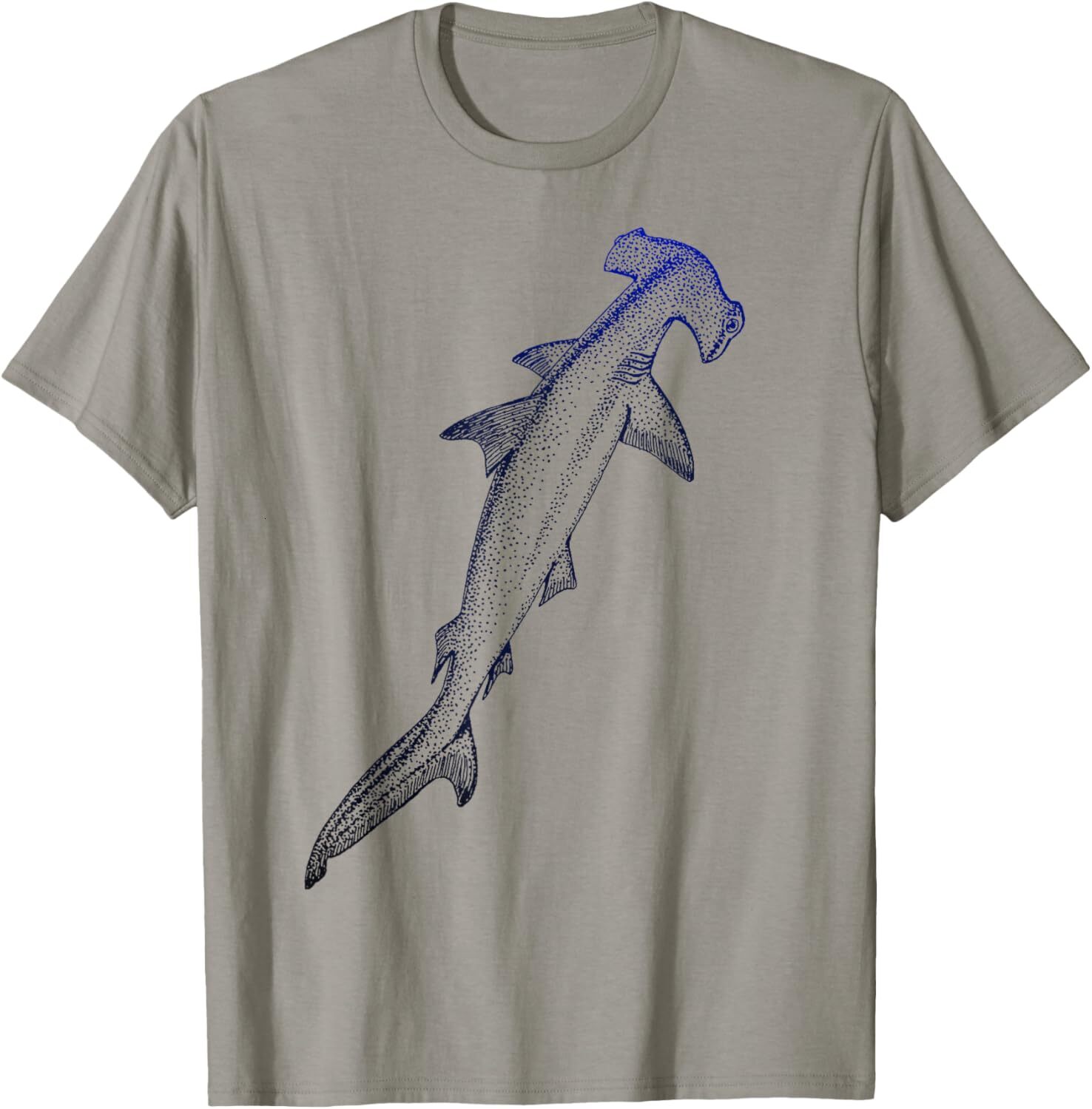T shirt for Mens Beautiful Nautical Hammerhead Shark Lovers Graphic Tee Casual Tops Clothes Short sleeve