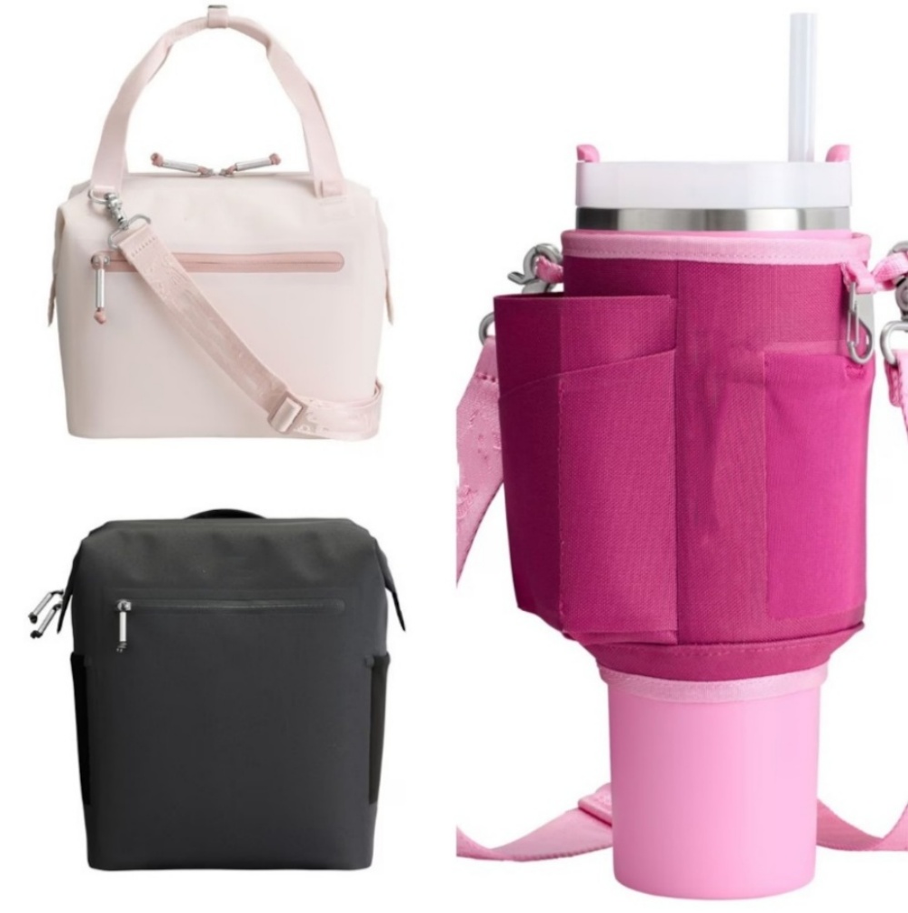 US Stock Lunch Bags All Day Julienne Mini Soft Cooler Box 10 Can Carry-All for 40oz Cup With Match Tumblers Crossbody Bag with Phone Pocket Accessorie