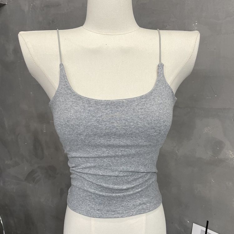 2025 New Pure Desire Chest Mat Spicy Girl Designer White Vest Women's Inner Abdominal Cover Comfortable Cotton Bottom Multifunctional Top