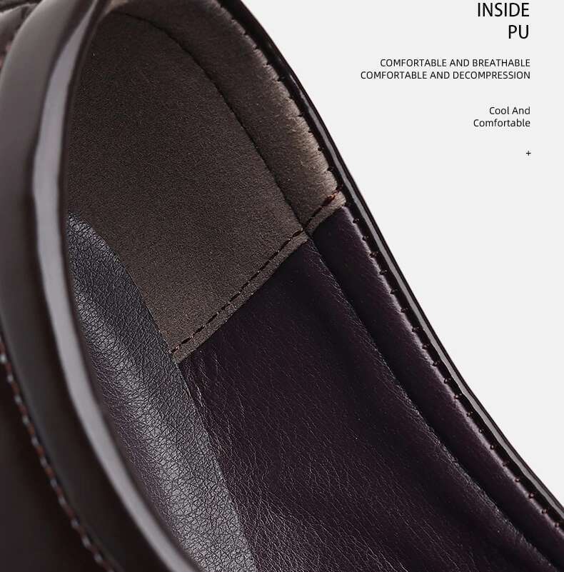 Oxford Men's Lacquer Wedding Shoe Pointed Toe Dress for Classic Business Men Leather Shoes Big Size 38-48