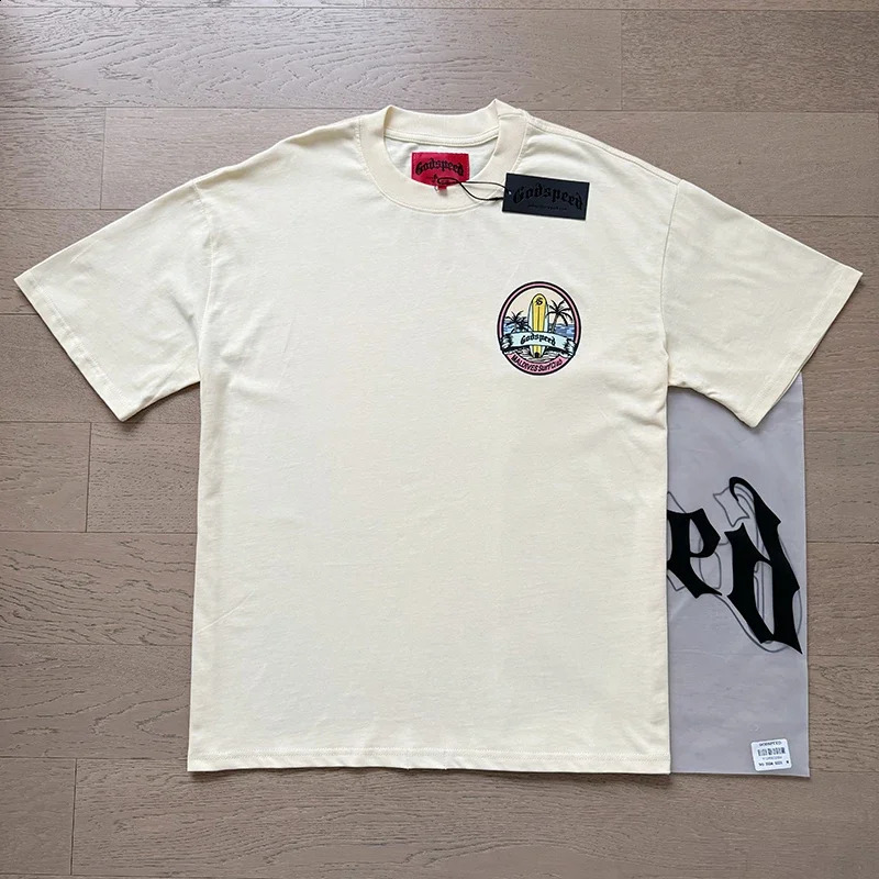 ss Godspeed Tshirts Breathable Direct Print Short Sleeve High Quality Mens Oversized Tops GOD SPEED Tshirt 250324