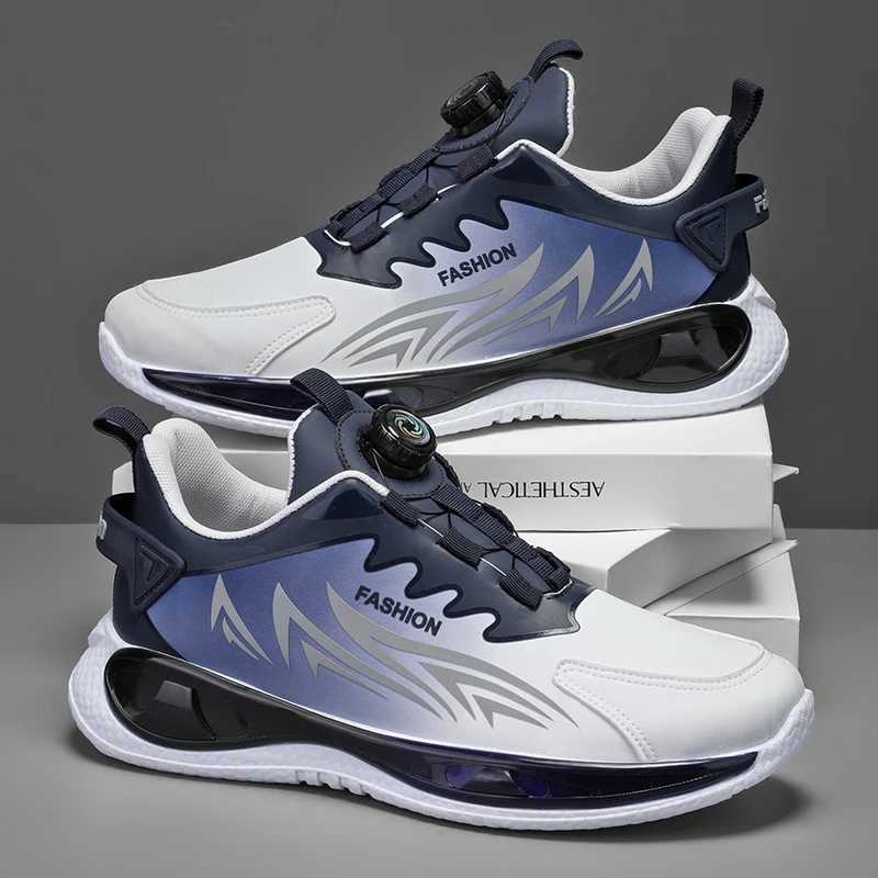 Mens rotating shoes sports shoes all season breathable soft soled N-Slip outdoor running shoes student casual sports shoesXJ250324