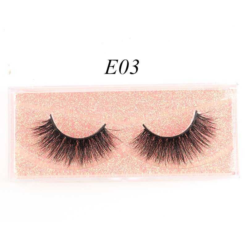 Mink false eyelashes 20mm thick mink false eyelashes 5D multi-layer exaggeration stereo adjustable W250324