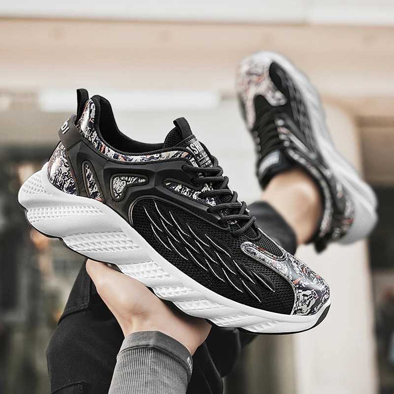 2025 hot selling mens shoes Drag Scale sports running shoes mens shoes casual mesh breathable Chinese fashion mens shoes sports shoesXJ250324