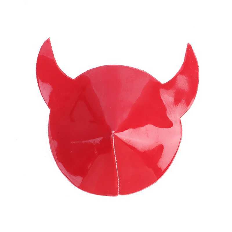 Chest stickers horn stickers disposable self-adhesive fabric chest stickers cushion covers bras sexy devil cushion stickersXJ250324