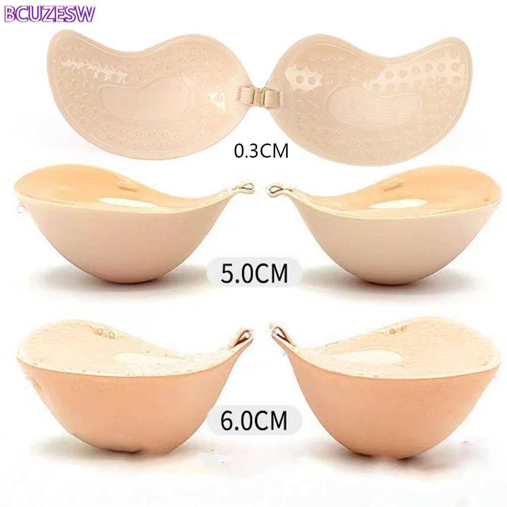 5CM/6CM thick chest sticker invisible silicone bra womens silicone push up silicone bra waterproof Nipple tape stickerXJ250324