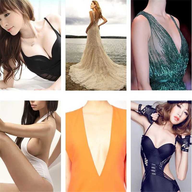 2PC Womens Soft Cushion Cover Reusable Chest Cream Charm Chest Tape Silicone Breast Stickers Cool Soft Cushion Womens Intimate AccessoriesXJ250324