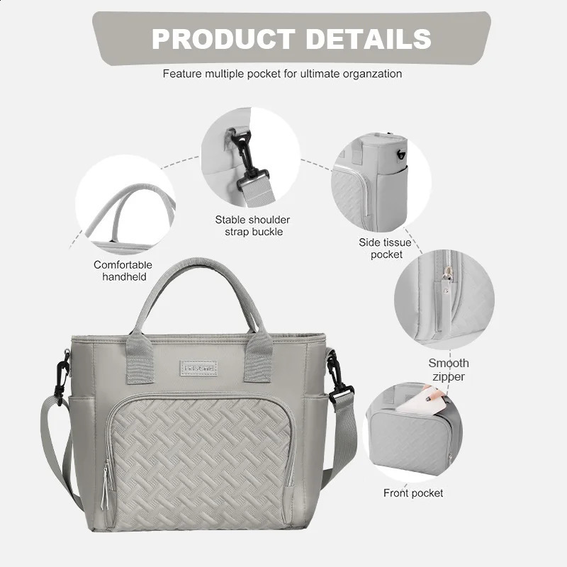 Soft Cooler Bag Insulated Collapsible Lunch Cooler Bag For Work Camping Beach Travel Portable Soft Sided Leakproof Waterproof 250322