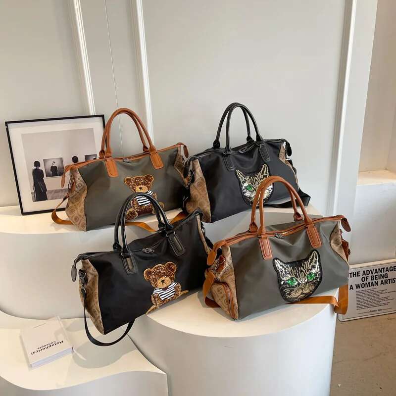 Designer Large Capacity Nylon Waterproof Women's Handbag Travel Bag Bolsos Sac De E Femme Mochilas Mujer