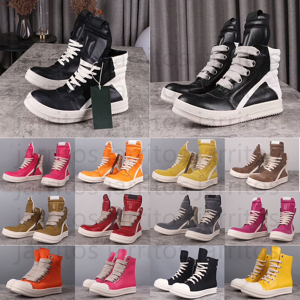 Designer boots Luxury booties canvas boots black white red grey pink high top leather boot horse hair boots Low top suede boots