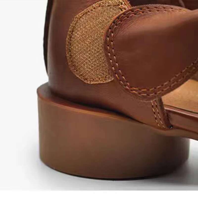 Women Heeled Sandals Chunky Designer Woman Elegant Summer New 2025 Pumps Fashion Mary Jane Shoes Dress Sandalias De Mujer