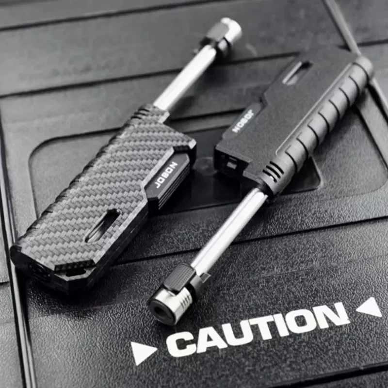 JOBON Retractable Lighter Windproof Blue Flame Safety Lock Design Visual Gas Window Adjustable Flame Size Ignition ToolC250319