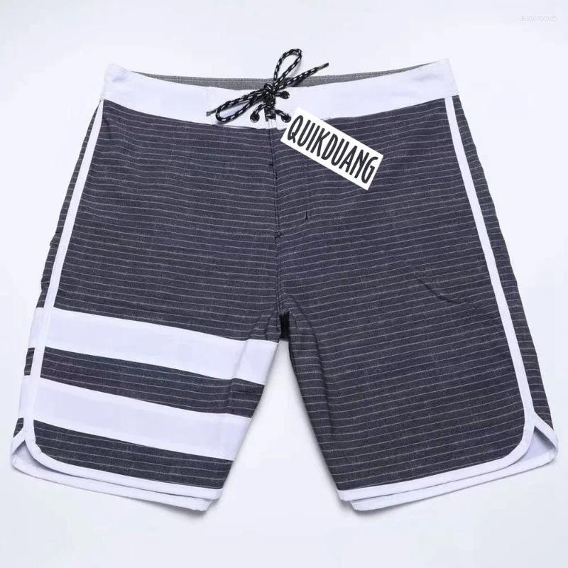Mens Shorts Waterproof Swimwear Mens Surf Pants Stretch Swimming Trunks Physique Competition Beach Quick-Dry Casual Boardshorts T10