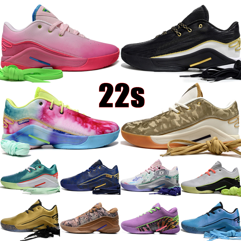 Top 22 Men Women Basketball Shoes James 22s Designer Trainers Tie-Dye I Promise Mogul Christmas Currency King of the Court Moonlight Outdoor Sneakers Size 36-46