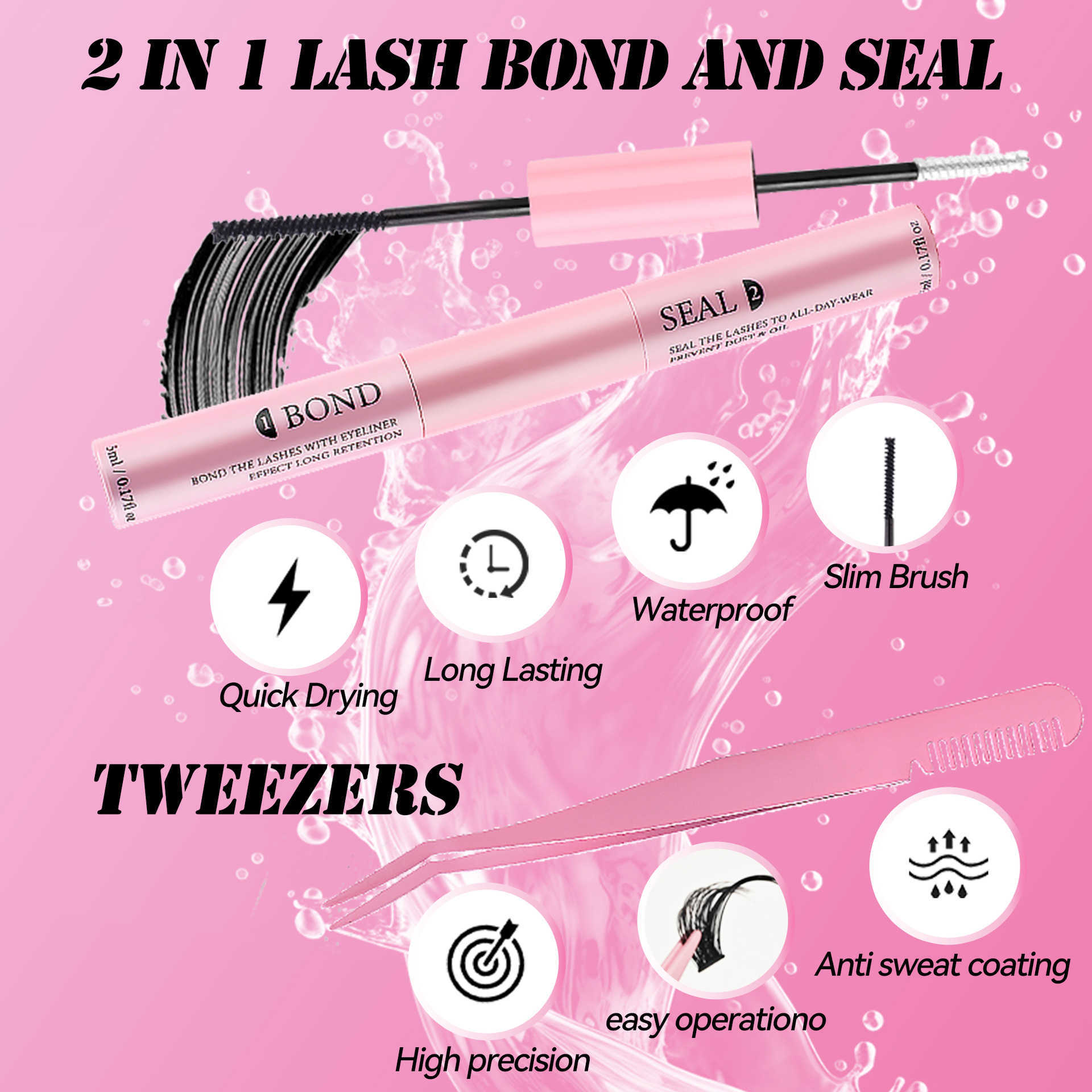 False eyelashes extended by 30D-100D single cluster segmented hair simulation thick and curled eyelashes W250324