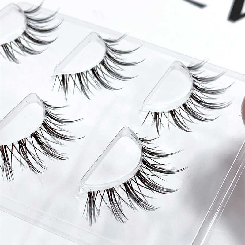 Exaggerated Manga Eye Fairy Hairy Internet Red False Eyelash Transparent Terrier Thick Eye Tail Elongation Fairy C35 W250324