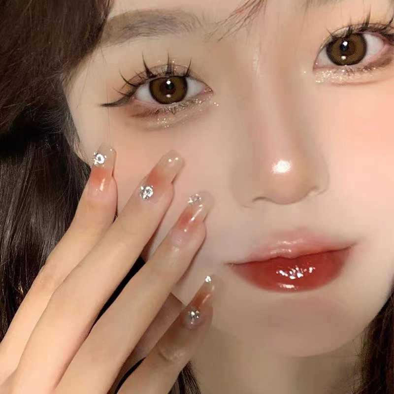 Little Devil False Eyelash Natural Simulation Big Eyelash Transparent Stem Five Pair Set Eyelash W250324