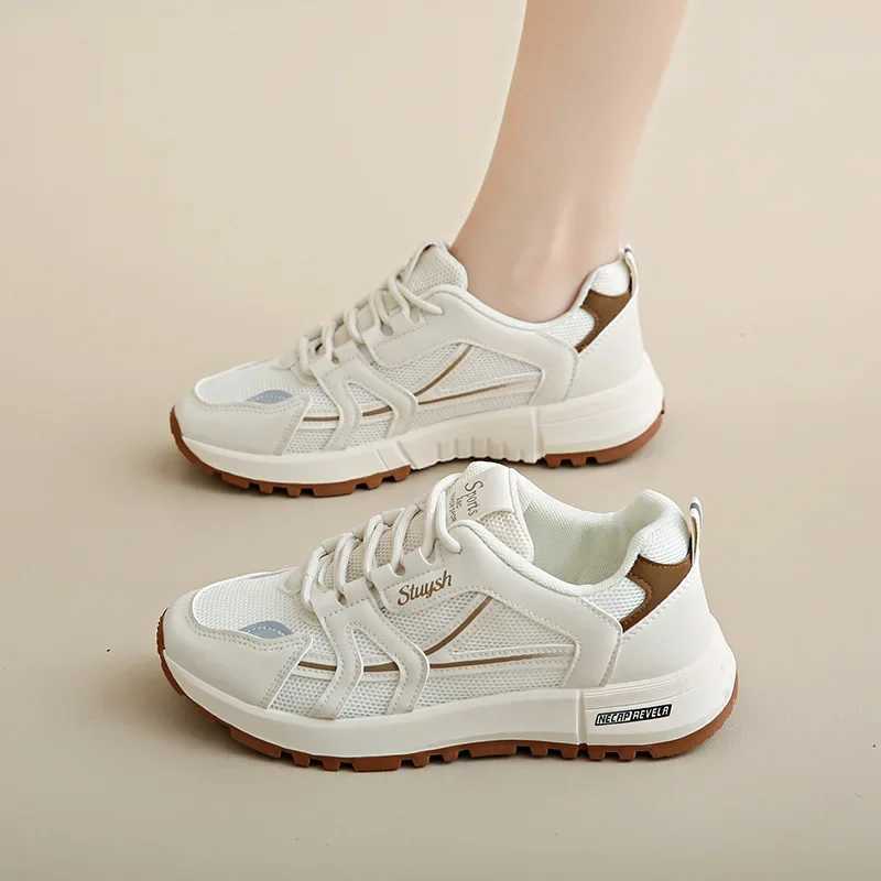 Casual shoes womens sports shoes white shoes womens summer sports shoes womens breathable mesh shoes Fi brand sports shoesXJ250324