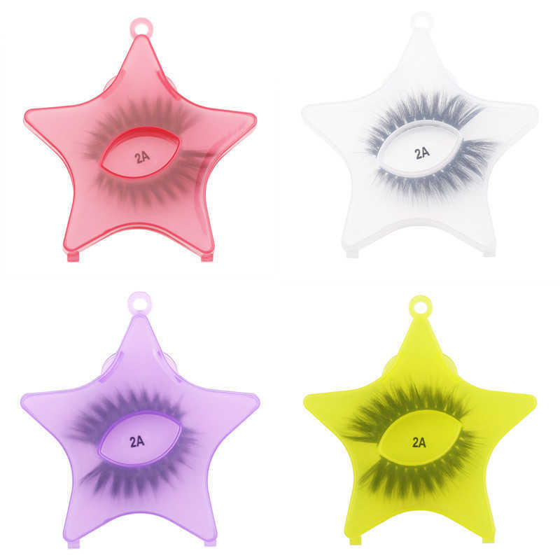 Fake eyelashes 3D imitation mink fur natural nude makeup 1 pair set exaggerated thick eyelashes W250324