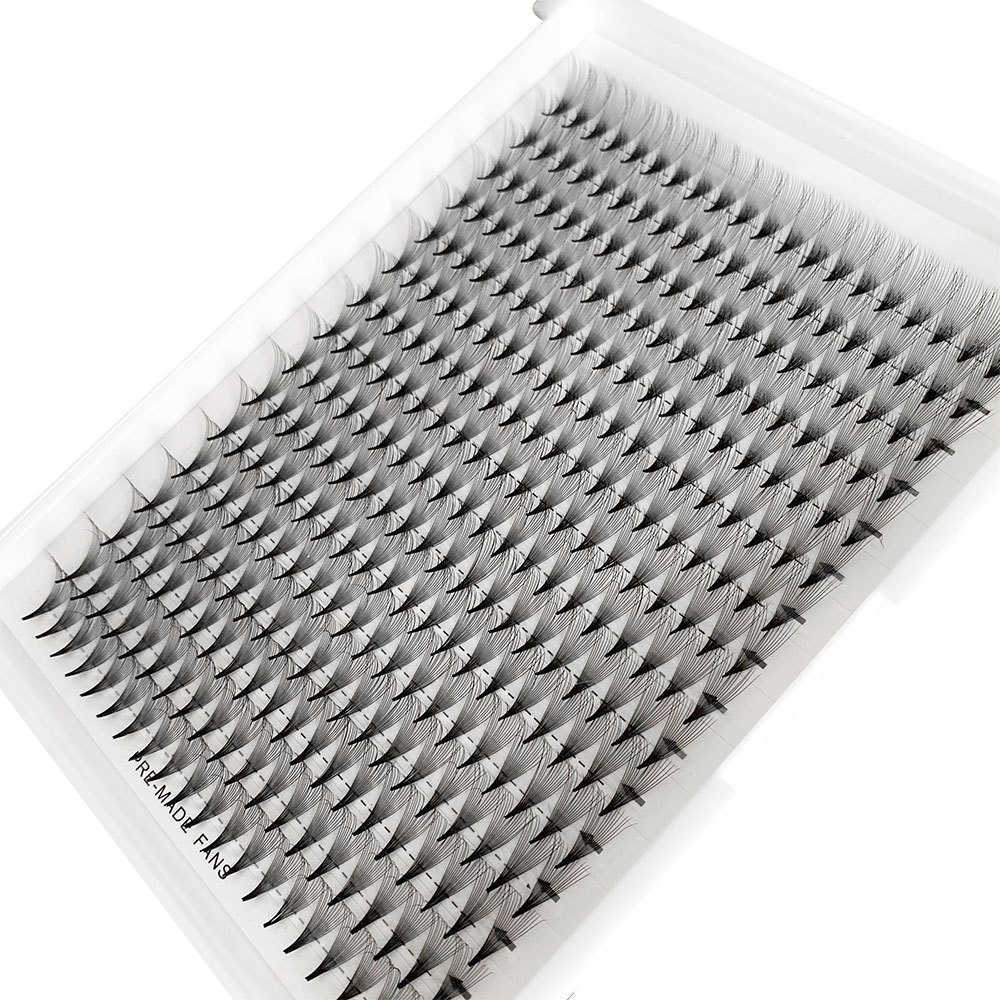 Large version of 4-14D tufted pointed eyelashes 12/16 rows hot selling thick pointed root false eyelashes W250324