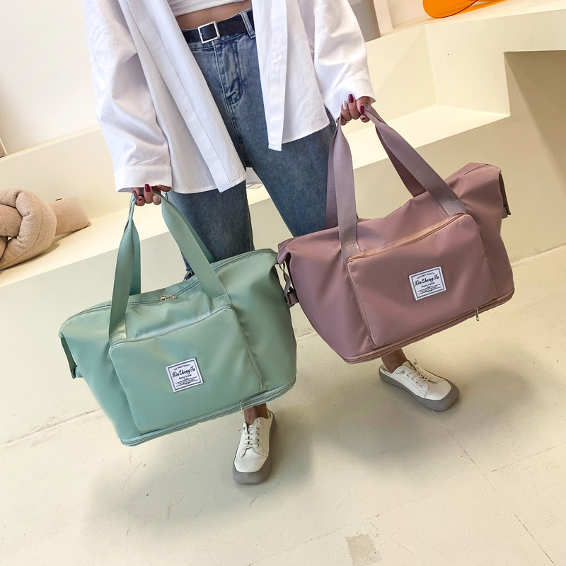 2025S Fashion Designer Short Distance Dry Wet Separation Yoga Fitness Bag Sports Folding Travel Bag
