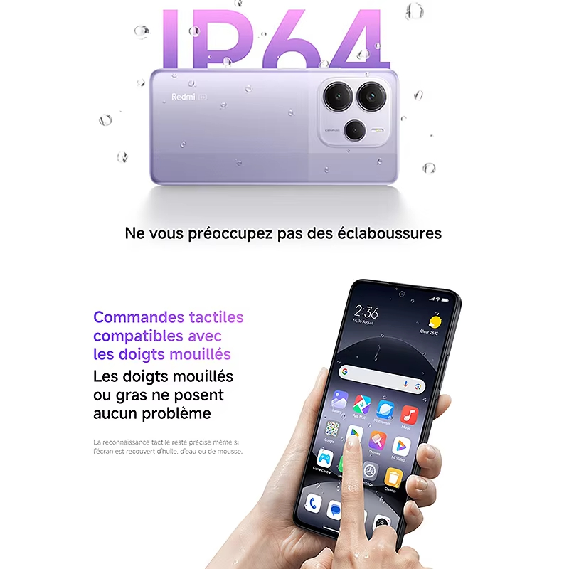 Xiaomi Redmi Note 14 5G Smartphone European Version NFC MTK Dimensity 7025-Ultra 108MP Camera 5110mAhOLED 120Hz,Al 108 MP camera