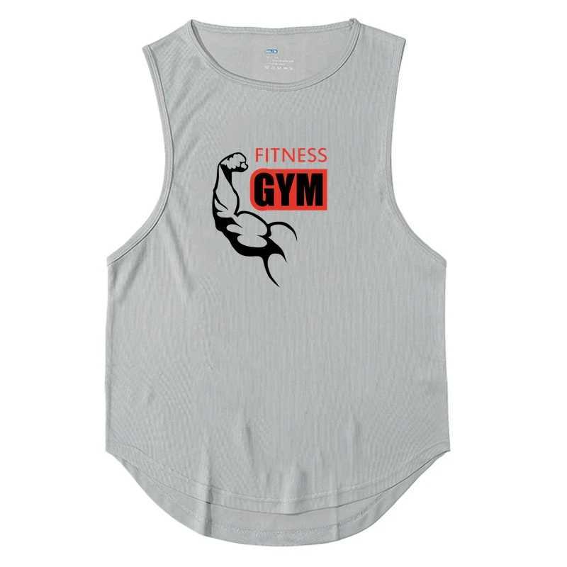 Summer mesh quick drying gym fitness vest mens casual moisturizing tight fitting sleeveless fitness vest X250324