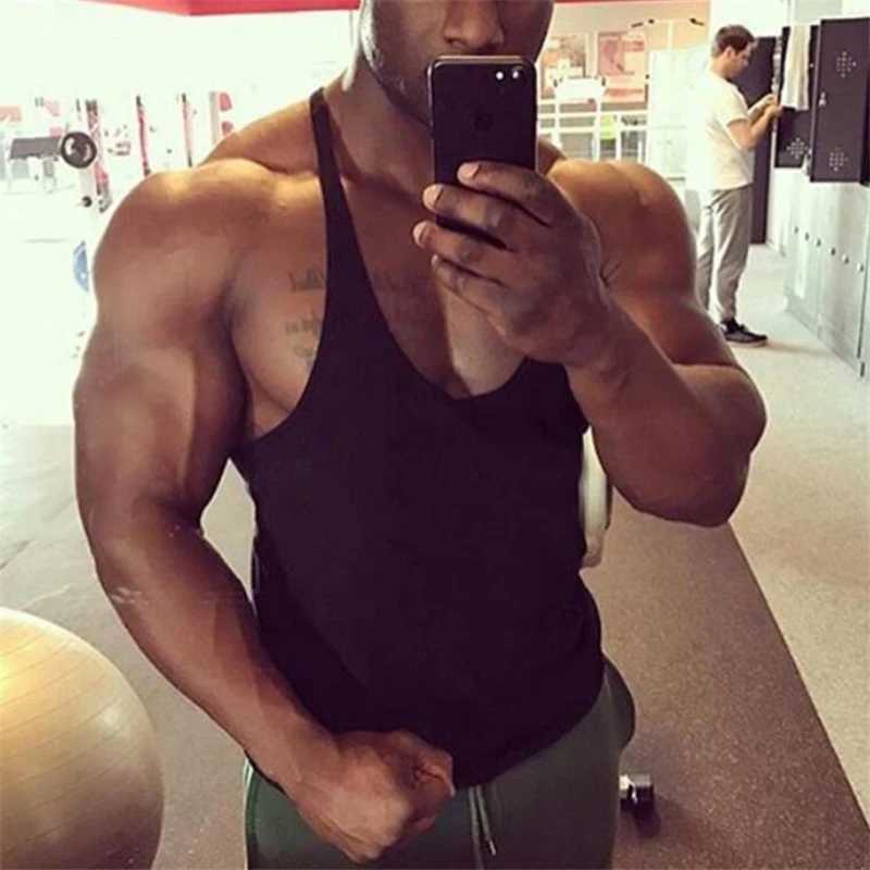 Muscle Mens Brand Mens Tank Top Fitness Mens Cotton O-neck Fitness Tank Top Mens Sleeveless Shirt Mens Fitness Clothing X250324