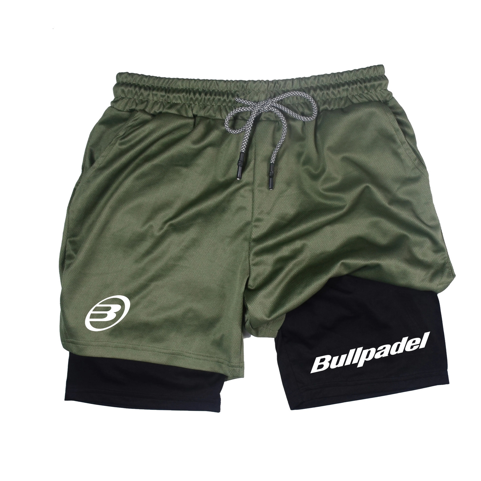Mens Sport Shorts Summer Male Breathable Tennis Bullpadel Shorts Quick-Drying Badminton Trousers Outdoor Running Sportwear 250321