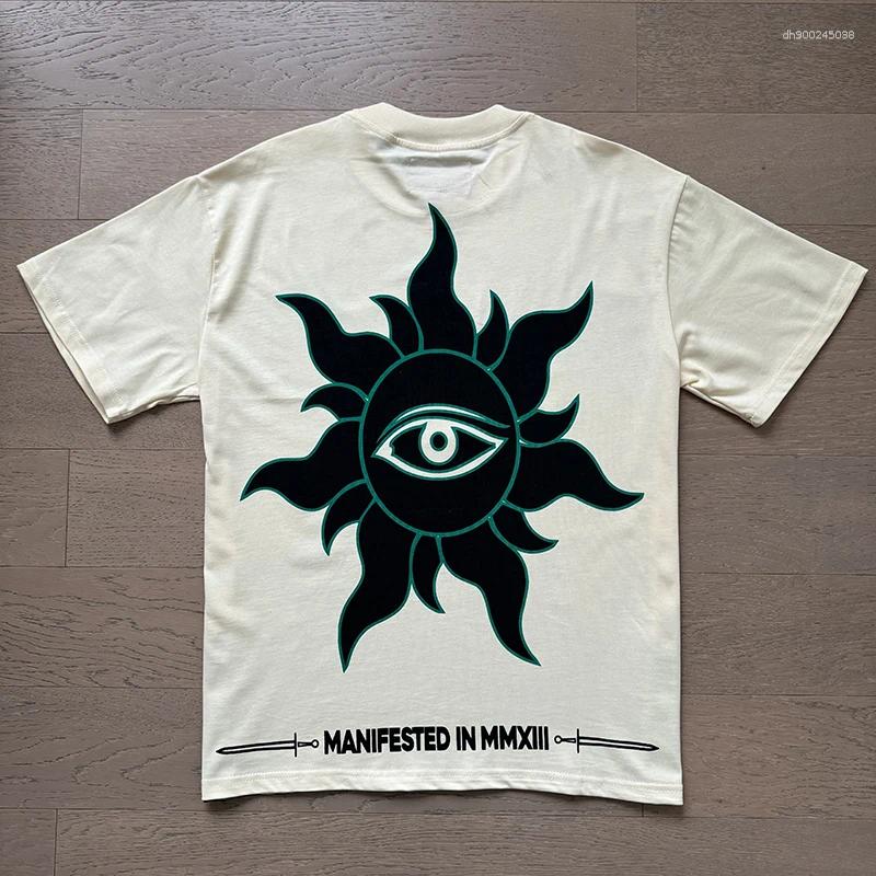 Men's T Shirts Godspeed T-shirt Streetwear Statue Of Print Casual Hip-Hop Round Neck Short Sleeve GOD SPEED Top Tee