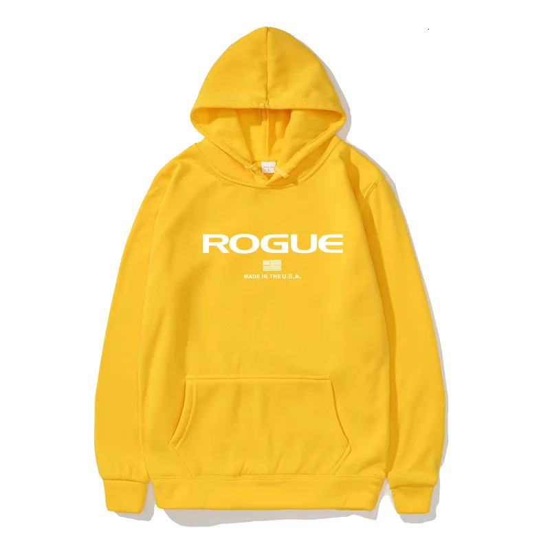 2025 Hoodie Mens Sports Rogue Fitness Hooded Sweater Cotton Fleece Men Pullovers Hip Hop Sweatshirt Clothing 250318