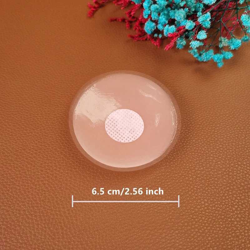 Reusable silicone Nipple cover womens bra sticker breast Petal strapless bra invisible chest pad chest stickerXJ250324