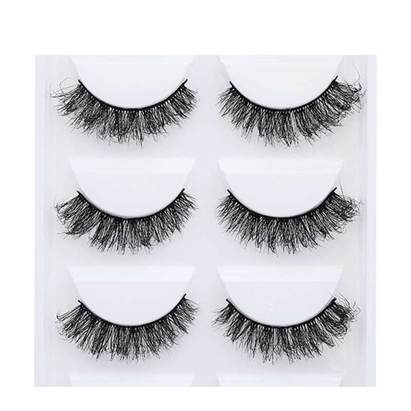 DINGSEN False Eyelash Stable Fury Fluffy Eyelash Thick Curly Eyelash W250324
