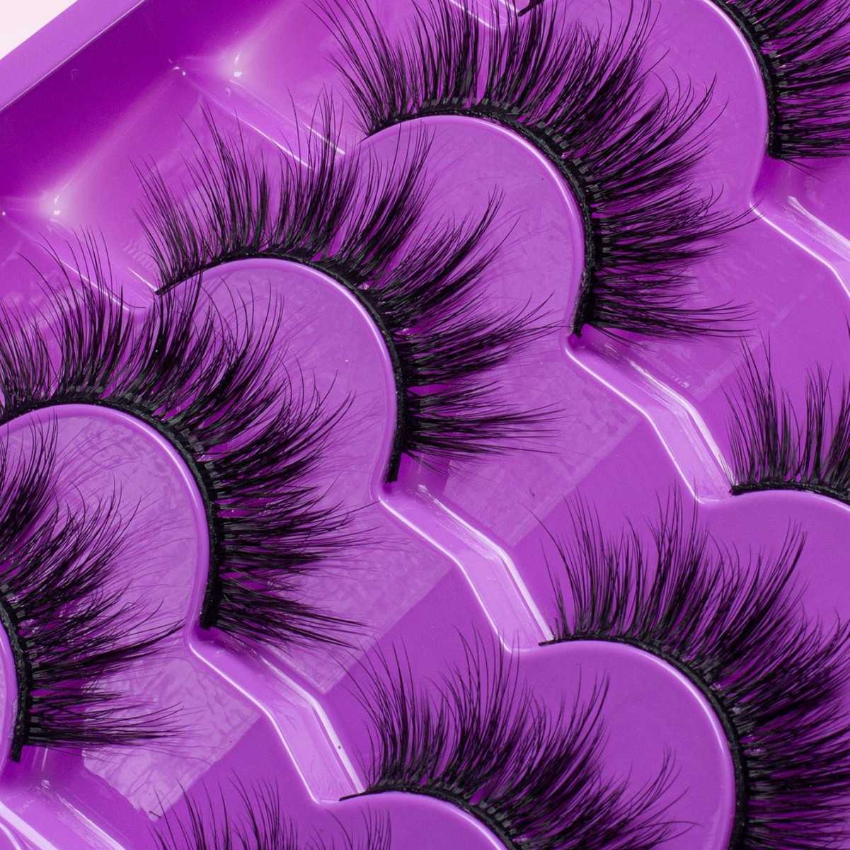 Large capacity natural thick synthetic false eyelashes 20 pairs of false eyelashes W250324